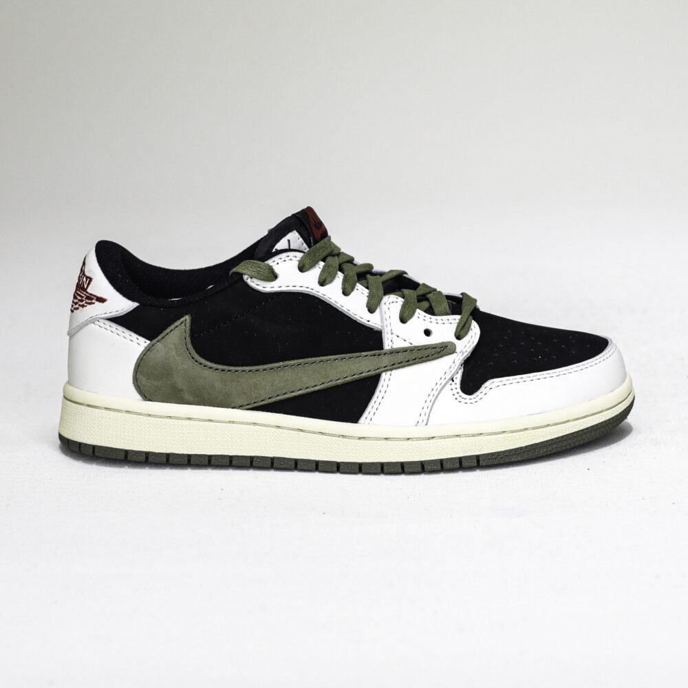 Jordan 1 Retro Low OG SP Travis Scott Olive - Görsel 2