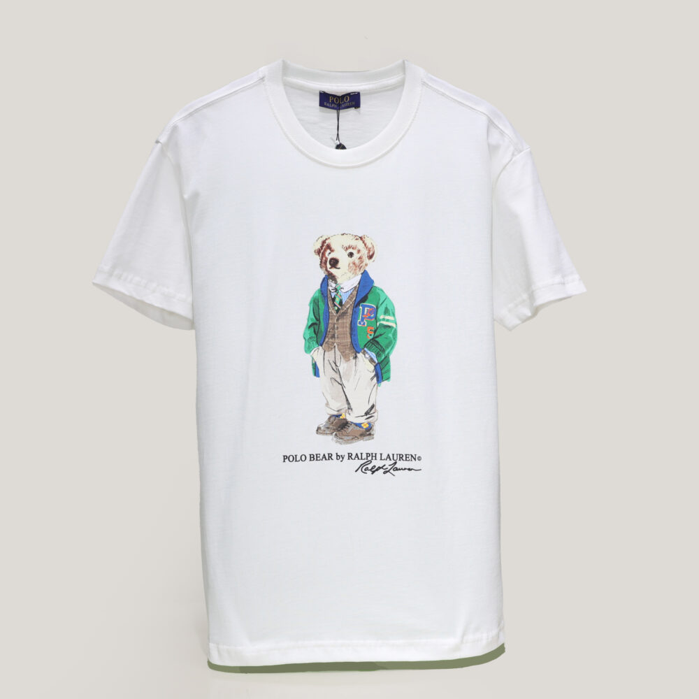 Bay Polo Kısa Kollu Tshirt Üst 02 Beyaz